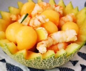 吃虾吃哈密瓜,夏日美食搭配新风尚